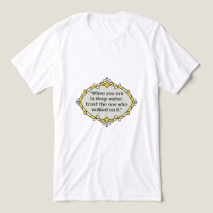 Frieden in tiefen Gewässern Tri-Blend Shirt