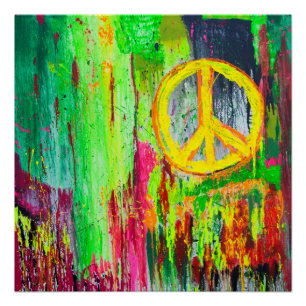 Frieden in Times Square perfektes Poster