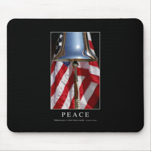 Frieden: Inspirierend Zitat 1 Mousepad
