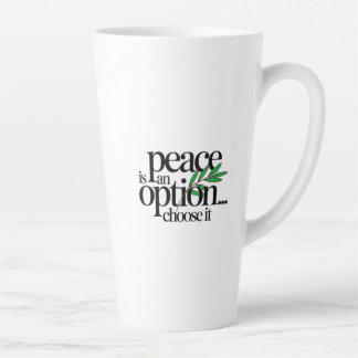 Frieden ist eine Wahl Milchtasse