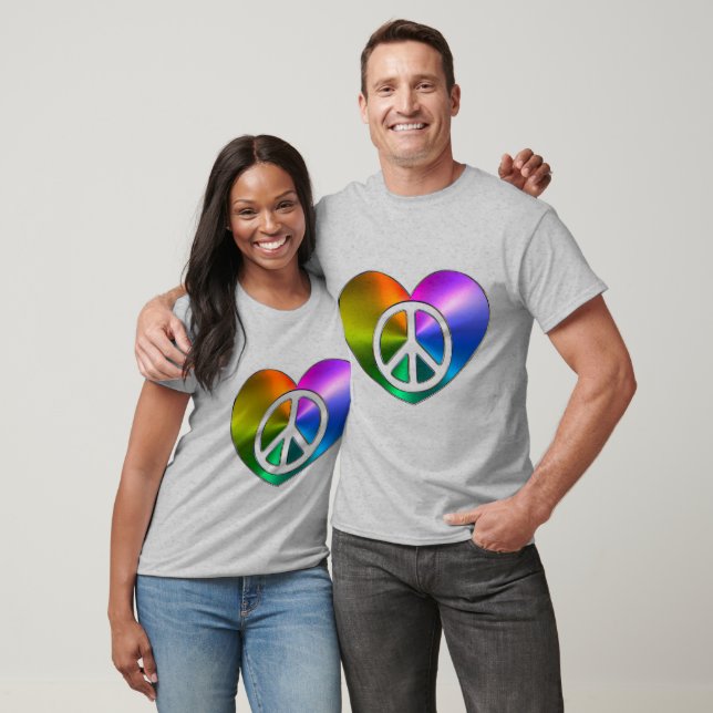 Frieden ist Liebe ist Frieden T-Shirt (Unisex)