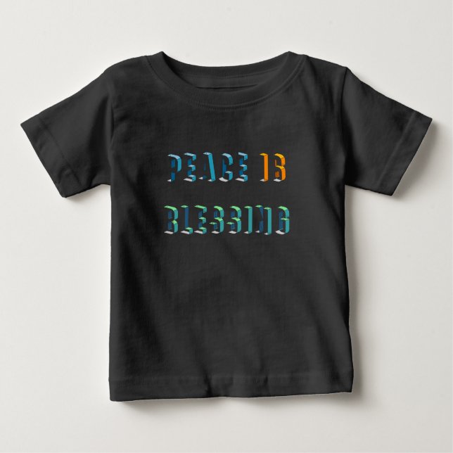 Frieden ist segnen baby t-shirt (Vorderseite)