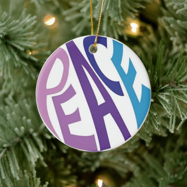 FRIEDEN KERAMIK ORNAMENT (Baum)