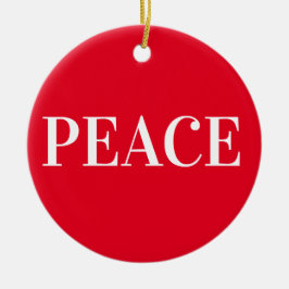 Frieden Keramik Ornament