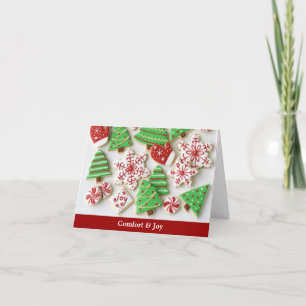 Frieden, Komfort u. Freude-Weihnachtskarte Feiertagskarte