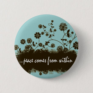 Frieden kommt aus Abzeichen Button