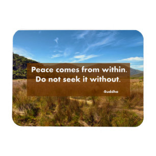 Frieden kommt von innen magnet