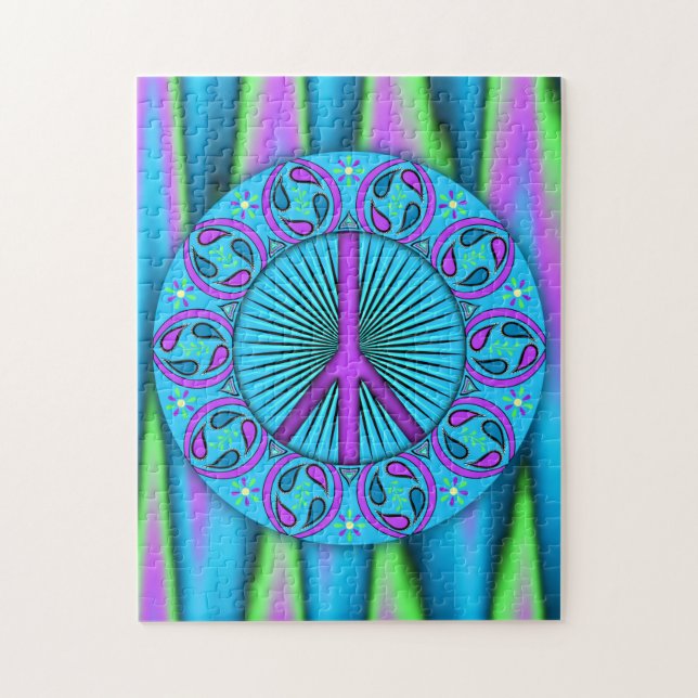 Frieden ~ Leaf Puzzle (Vertikal)