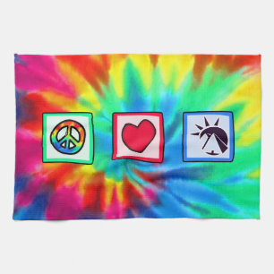 Frieden, Liebe, Ägypter Geschirrtuch