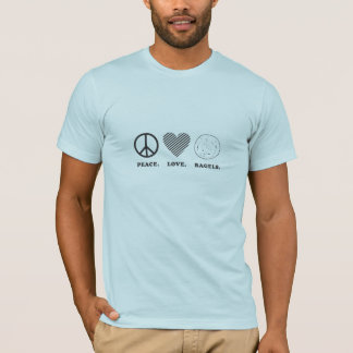 Frieden. Liebe. Bagel T-Shirt