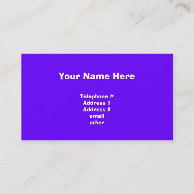 Frieden, Liebe, Dinosaurier Visitenkarte (Vorderseite)