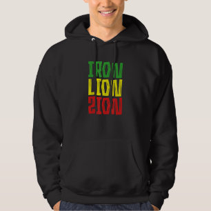 Frieden Liebe Einheit Reggae Roots Jamaika Rasta R Hoodie