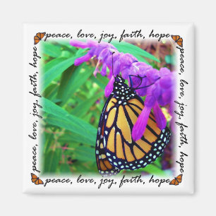 Frieden, Liebe, Freude, Glauben, Hoffnungsmagnet Magnet