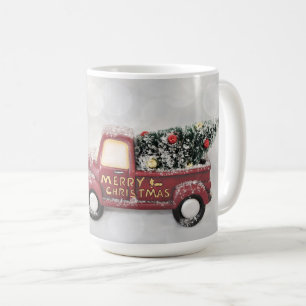 Frieden Liebe & Freude Spielzeugwagen Frohe Weihna Kaffeetasse