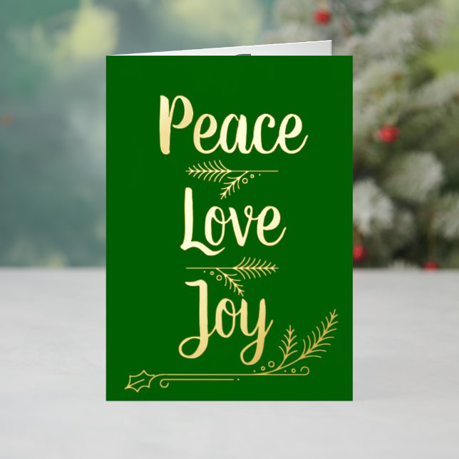 "Frieden, Liebe, Freude" Weihnachten (Feiertag In Situ)