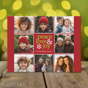 Frieden Liebe Freude Weihnachten Fotocollage