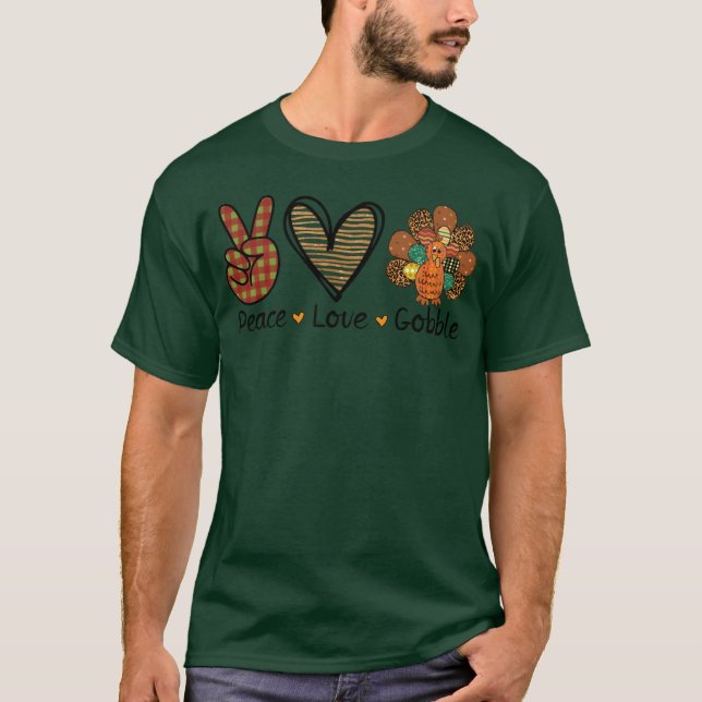 Frieden Liebe Freund T-Shirt (Vorderseite)