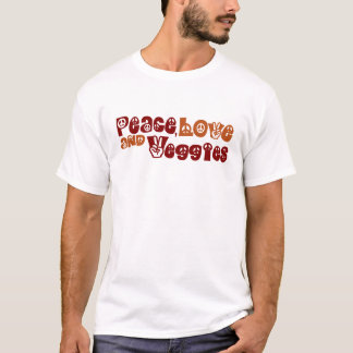 Frieden Liebe Gemüse T-Shirt