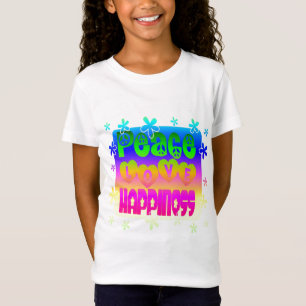 Frieden, Liebe, Glück-T - Shirt