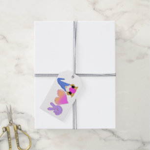 Frieden Liebe Gnom Süße Ostern Pastell Sublimati Geschenkanhänger