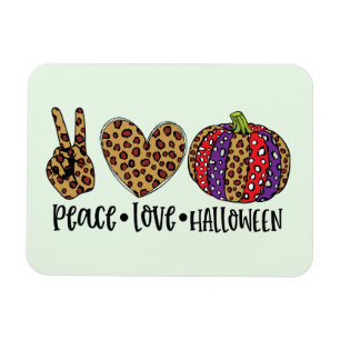 Frieden - Liebe - Halloween Magnet