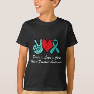 Frieden Liebe Heilung Herzkrankheit Bewusstsein Ch T-Shirt