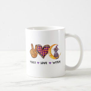 Frieden, Liebe, Hexe Kaffeetasse