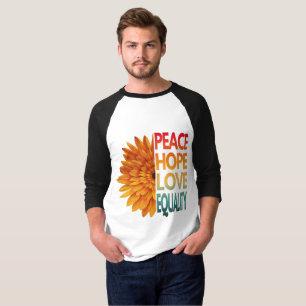 FRIEDEN LIEBE HOFFNUNG GLEICHHEIT T-Shirt