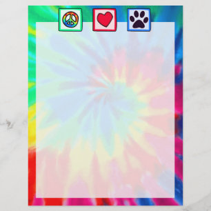 Frieden, Liebe, Hund; Pawprint