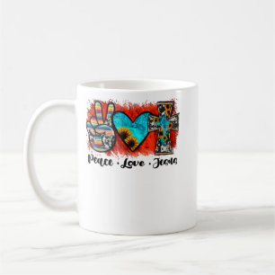 Frieden Liebe Jesus Funny Christlich, Liebe wie Je Kaffeetasse