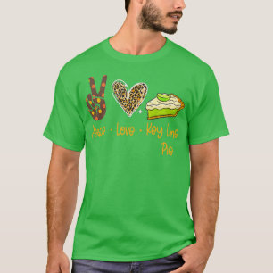 Frieden Liebe Limoner Kuchen T-Shirt