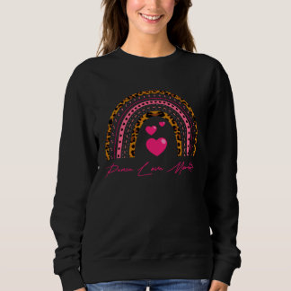 Frieden Liebe Mama Leben Sweatshirt