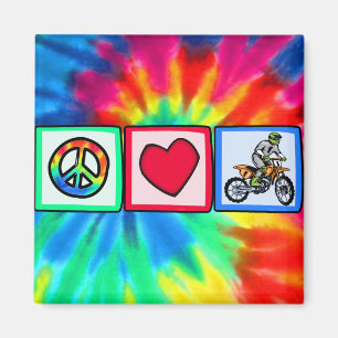 Frieden, Liebe, Motocross Magnet