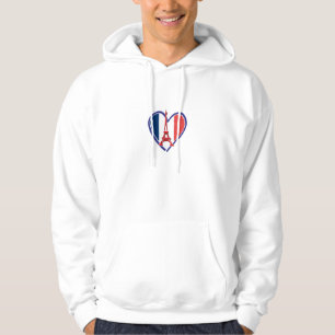 Frieden Liebe Paris Hoodie