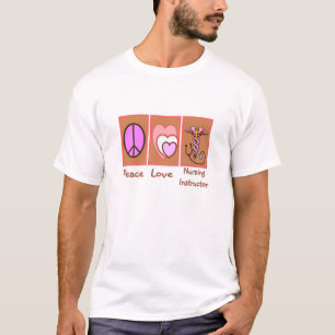 "Frieden, Liebe, pflegenlehrer-" Geschenke T-Shirt