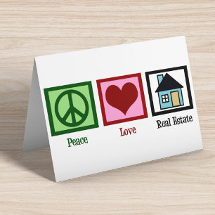Frieden Liebe Real Anwesen Karte