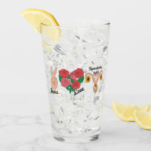 Frieden, Liebe, reproduktive Rechte   Vorwahl Glas