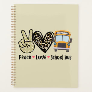 Frieden, Liebe, Schulbus Planer