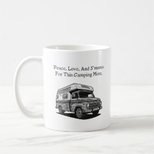 Frieden Liebe S'mores Camping Mama Outdoor Glückli Kaffeetasse