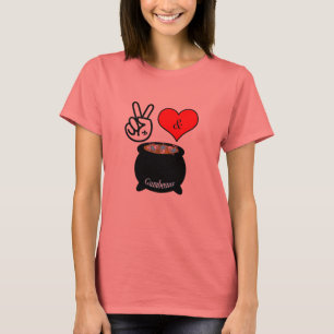 Frieden, Liebe u. Gumbo-T - Shirt