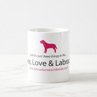 Frieden, Liebe u. Labradors Tasse