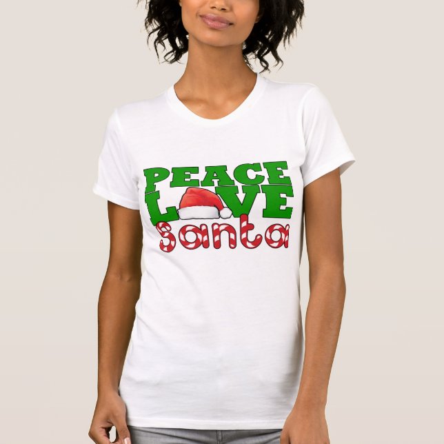 Frieden, Liebe u. Sankt T-Shirt (Vorderseite)