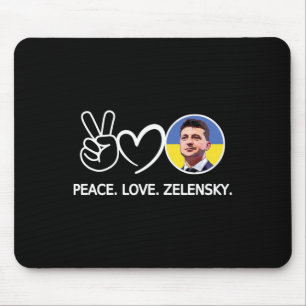 Frieden Liebe Ukraine Wolodymyr Selenskyj Ukrainer Mousepad
