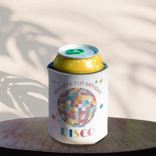 Frieden, Liebe und Disco Geburtstagsparty Custom Dosenkühler