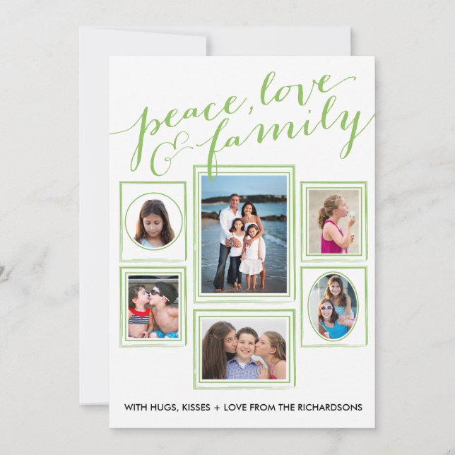 Frieden, Liebe und Familiengrün (Vorderseite)