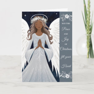 Frieden, Liebe und Gebete Feiertagskarte