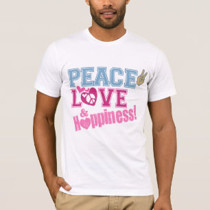 Frieden Liebe und Glück T-Shirt