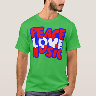 Frieden Liebe und Musik Kunst- und Musikfestival B T-Shirt