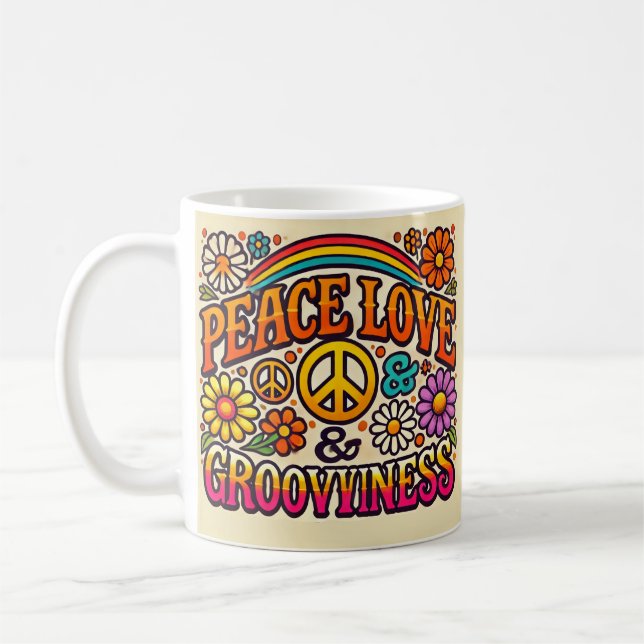 Frieden, Liebe und Tasse der Befriedigung (Links)