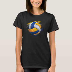 Frieden - Liebe - Volleyball liebt Netball-Spieler T-Shirt